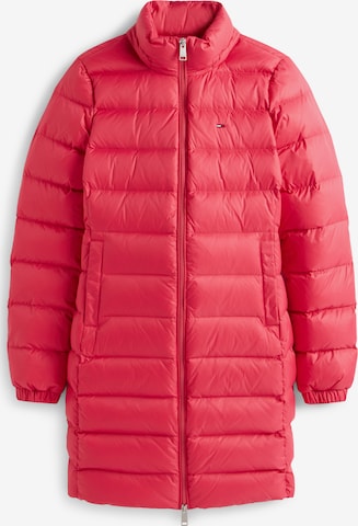 raudona Tommy Jeans Demisezoninis paltas 'Essential': priekis
