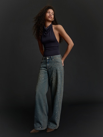 Shirtbody Bershka en gris