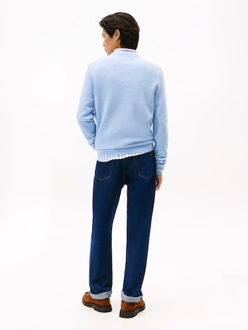 Pulover 'ESSENTIAL' de la TOMMY HILFIGER pe albastru