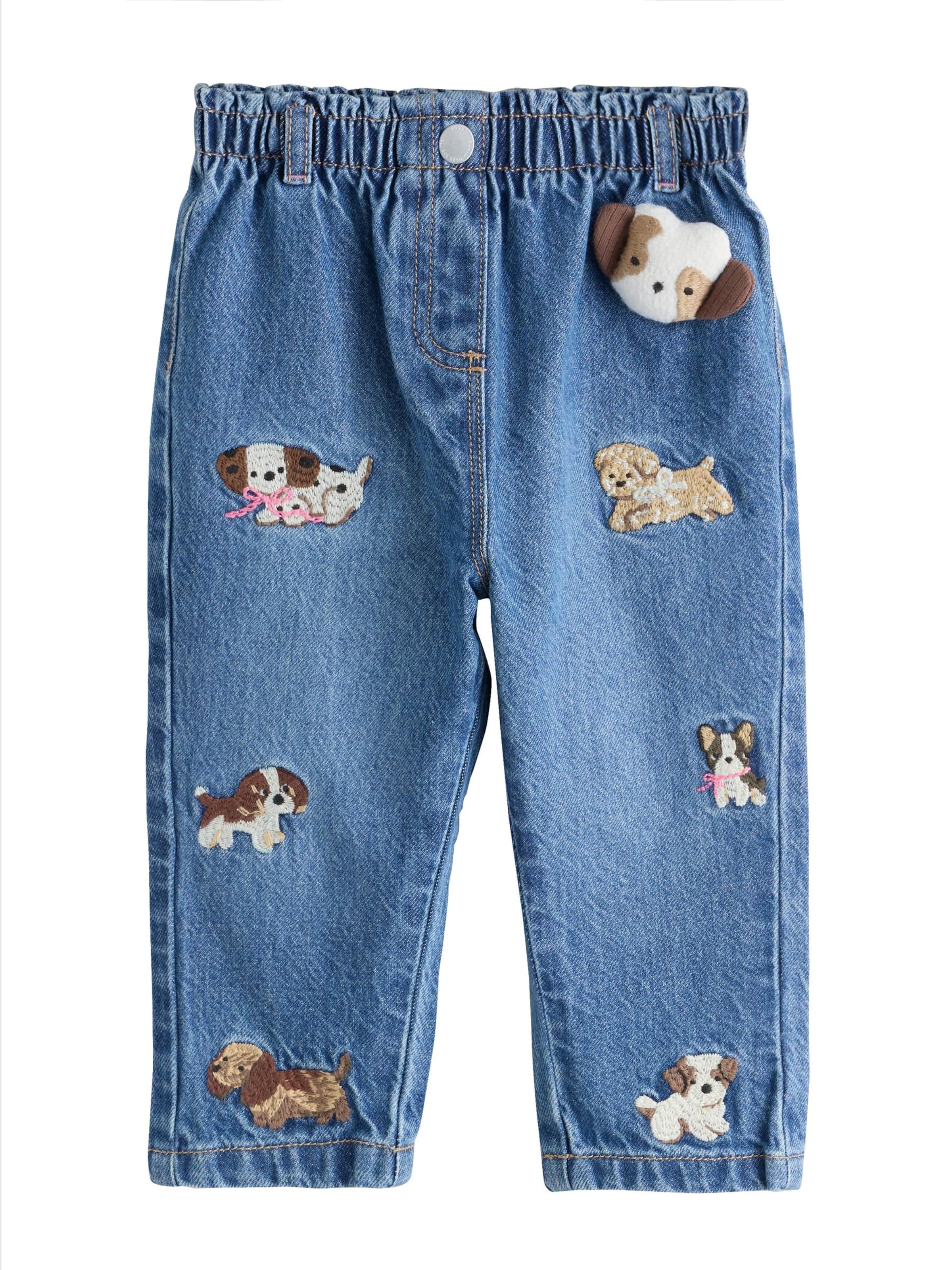 Next Tapered Jeans in Blauw: voorkant