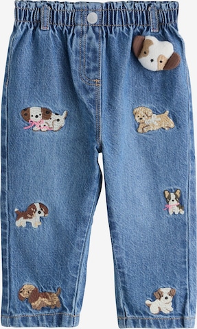 Next Tapered Jeans in Blue: front