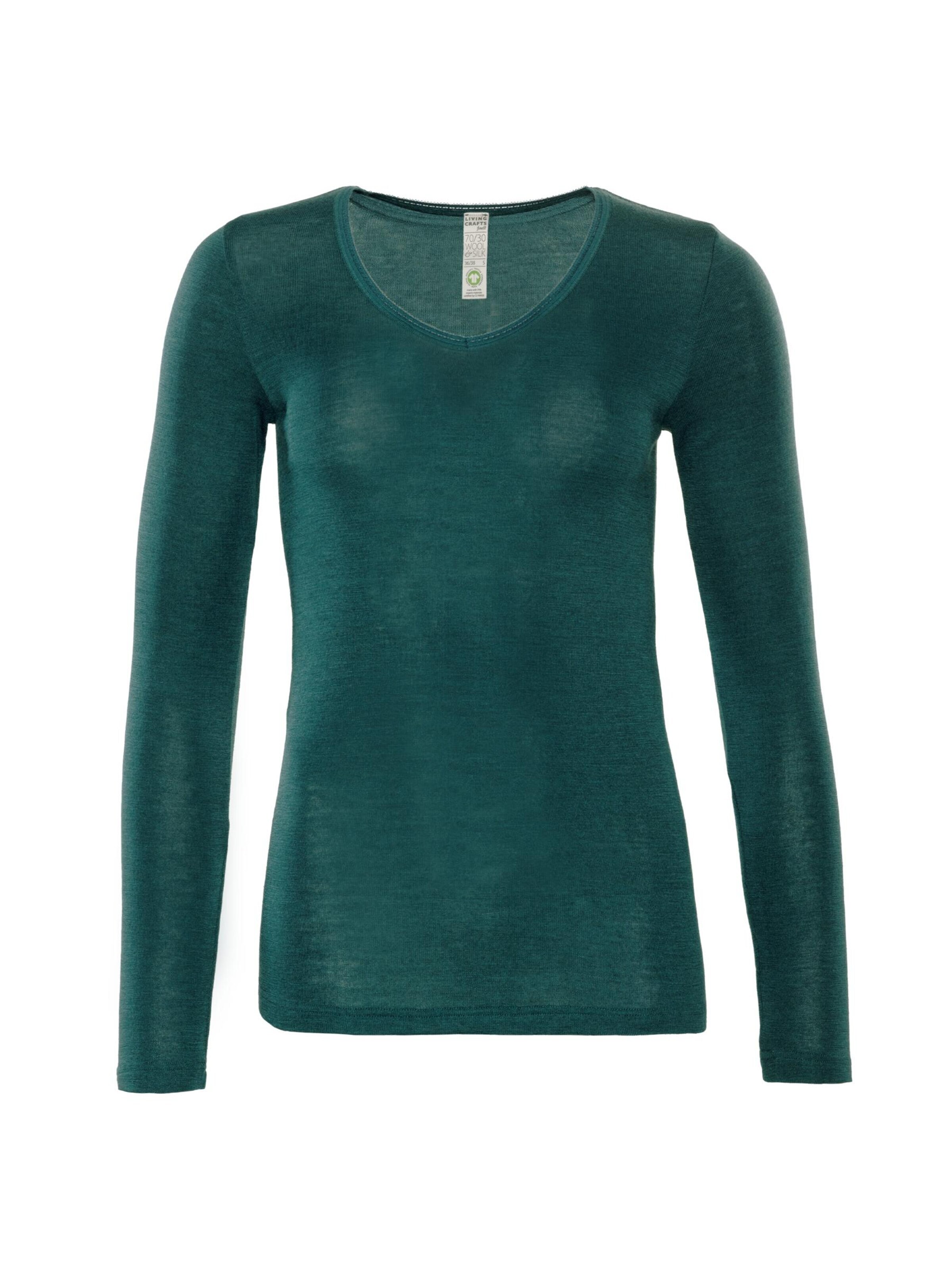 Living Crafts Undershirt 'FELICIA' in Green: front