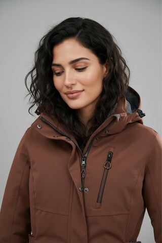 KILLTEC Between-Seasons Parka in Brown