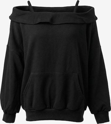Sweat-shirt usha BLUE LABEL en noir : devant