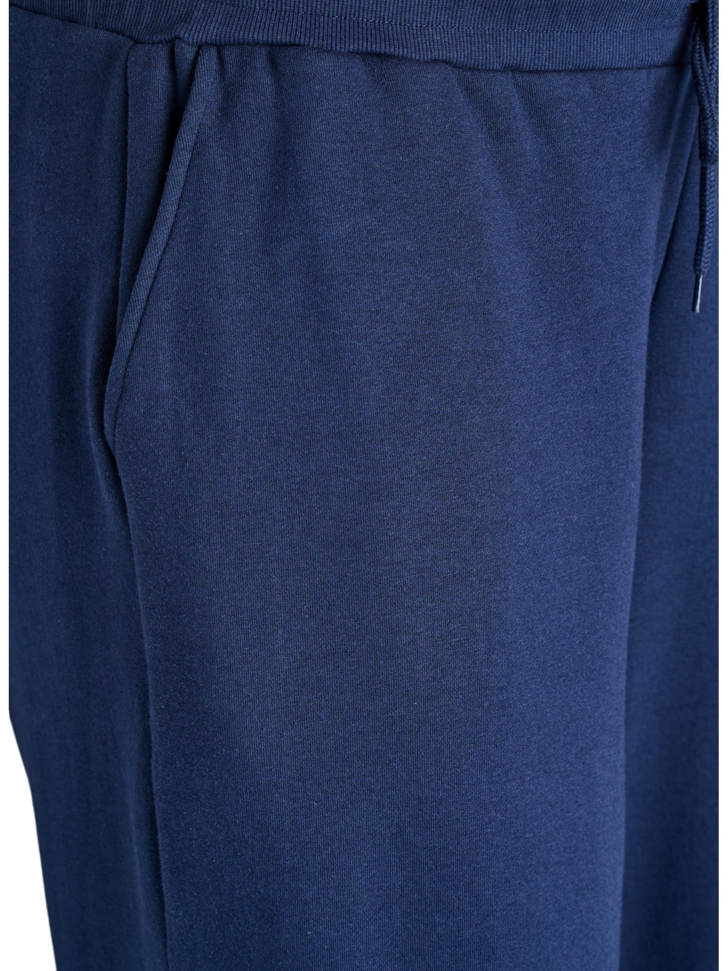 Zizzi Wide leg Trousers 'MRikke' in Blue