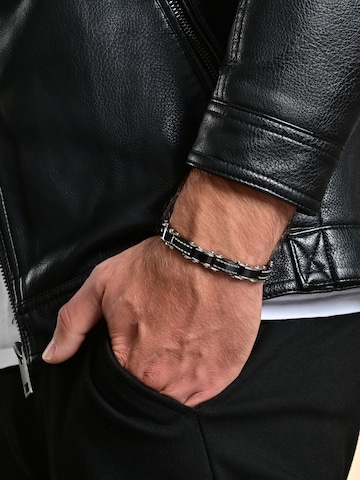 Akzent Bracelet 'Bjarne, langlebig' in Black: front