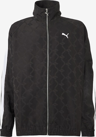 PUMA - Casaco de treino 'T7' em preto: frente