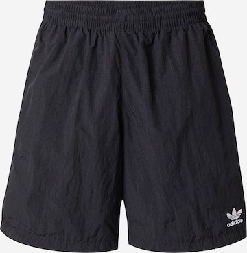 Pantalon 'Trefoil Essentials' ADIDAS ORIGINALS en noir : devant