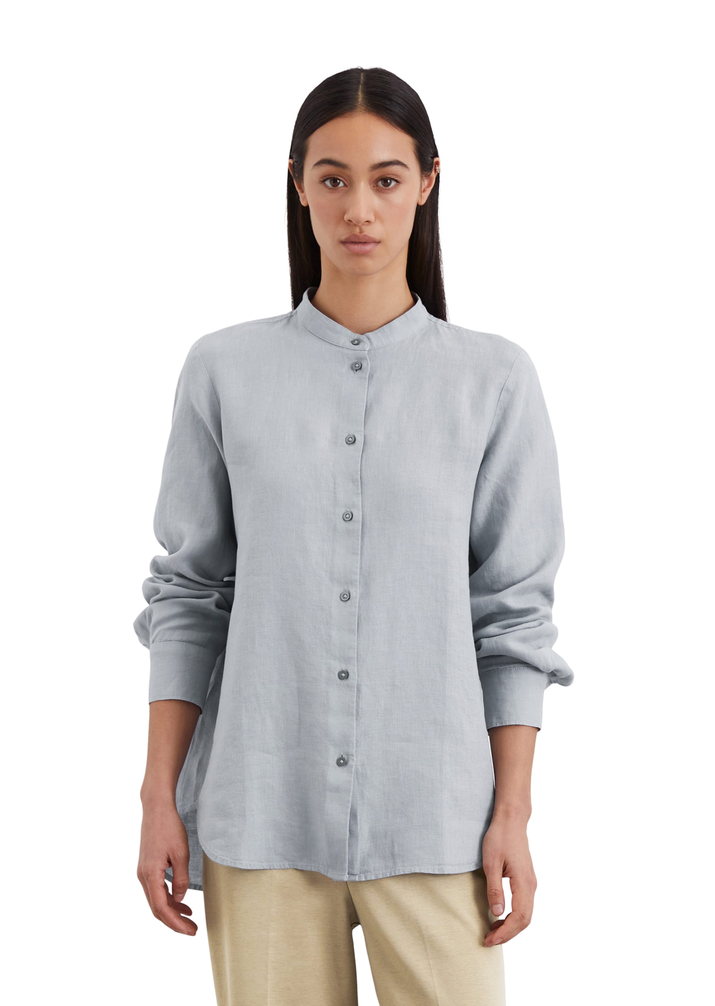 Marc O'Polo Blouse in Blauw: voorkant
