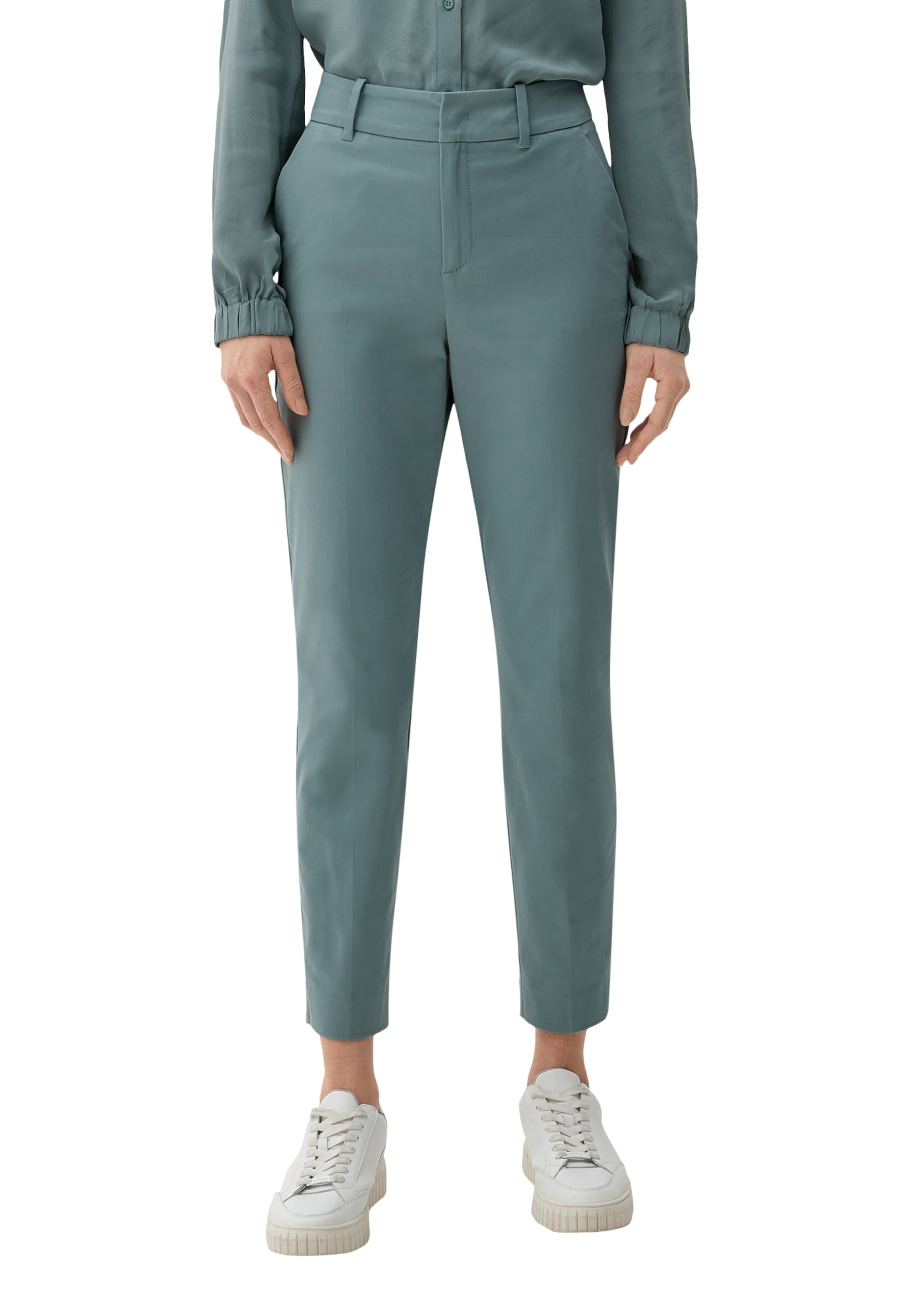 s.Oliver Tapered Hose in Blau: Vorderseite