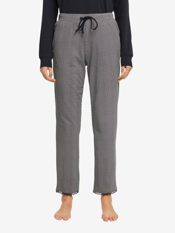 ESPRIT Pajama Pants in Grey: front