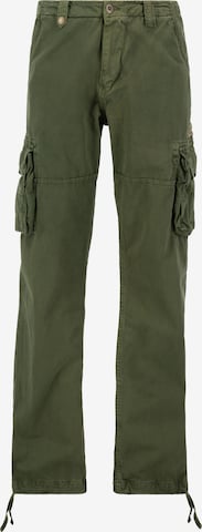 Pantaloni cargo 'Jet' di ALPHA INDUSTRIES in verde: frontale