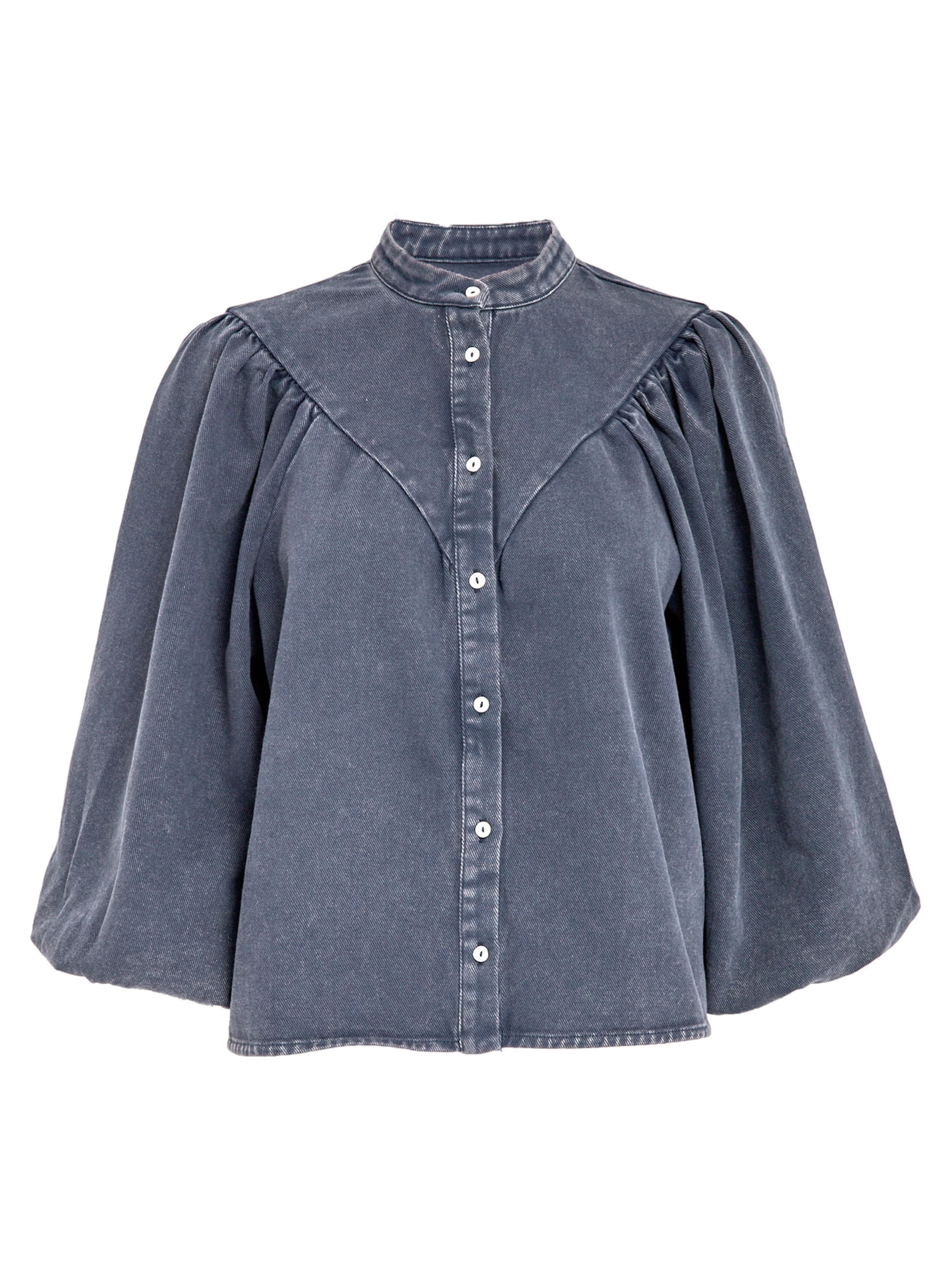 minus Shirt 'Solene' in Blau: Vorderseite