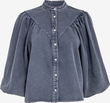 minus Tričko 'Solene' – modrá: přední strana