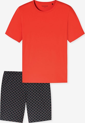 SCHIESSER Shorty ' Casual Essentials ' in Rot: Vorderseite