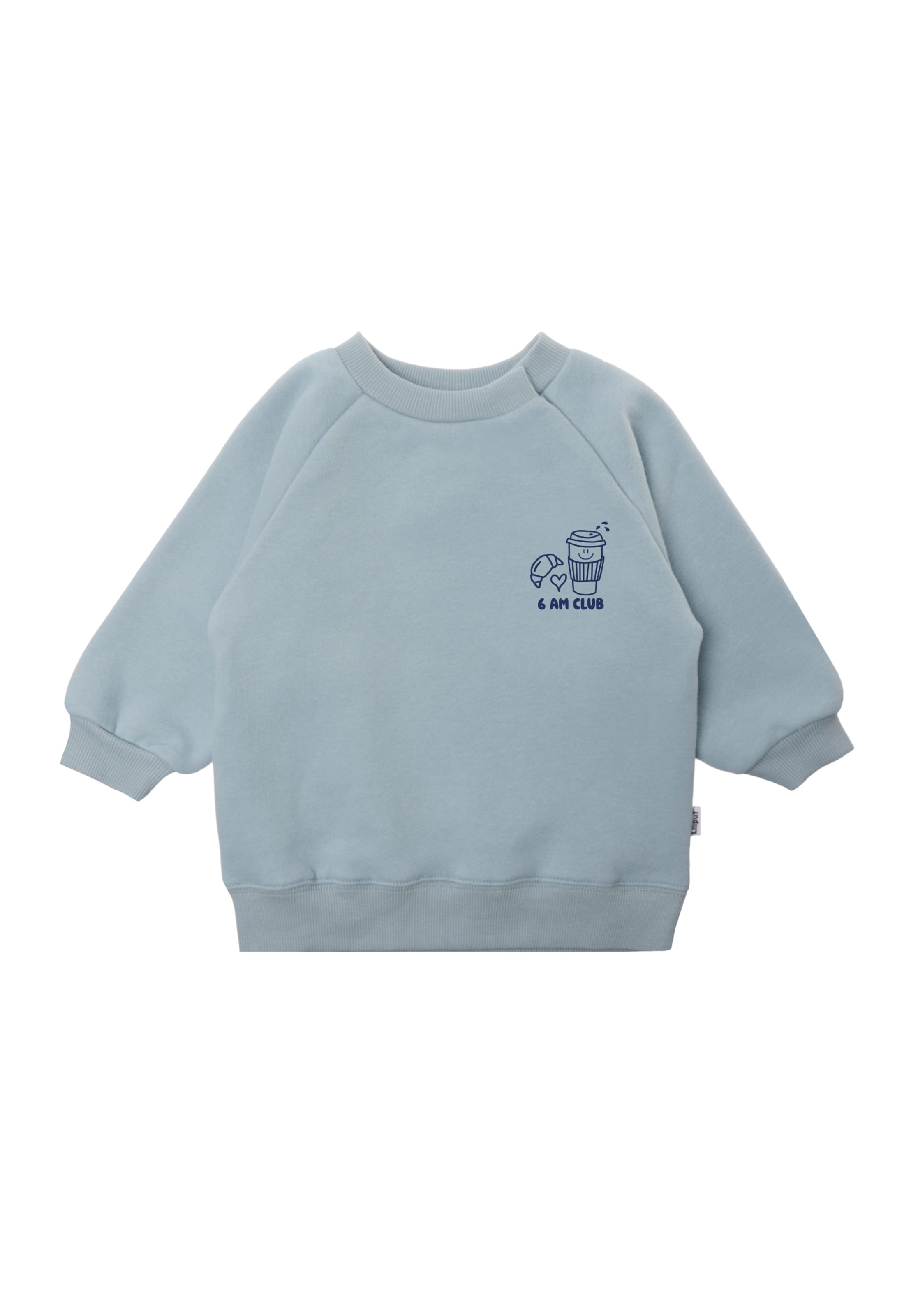 LILIPUT Sweatshirt '6 AM CLUB' in Blau: Vorderseite