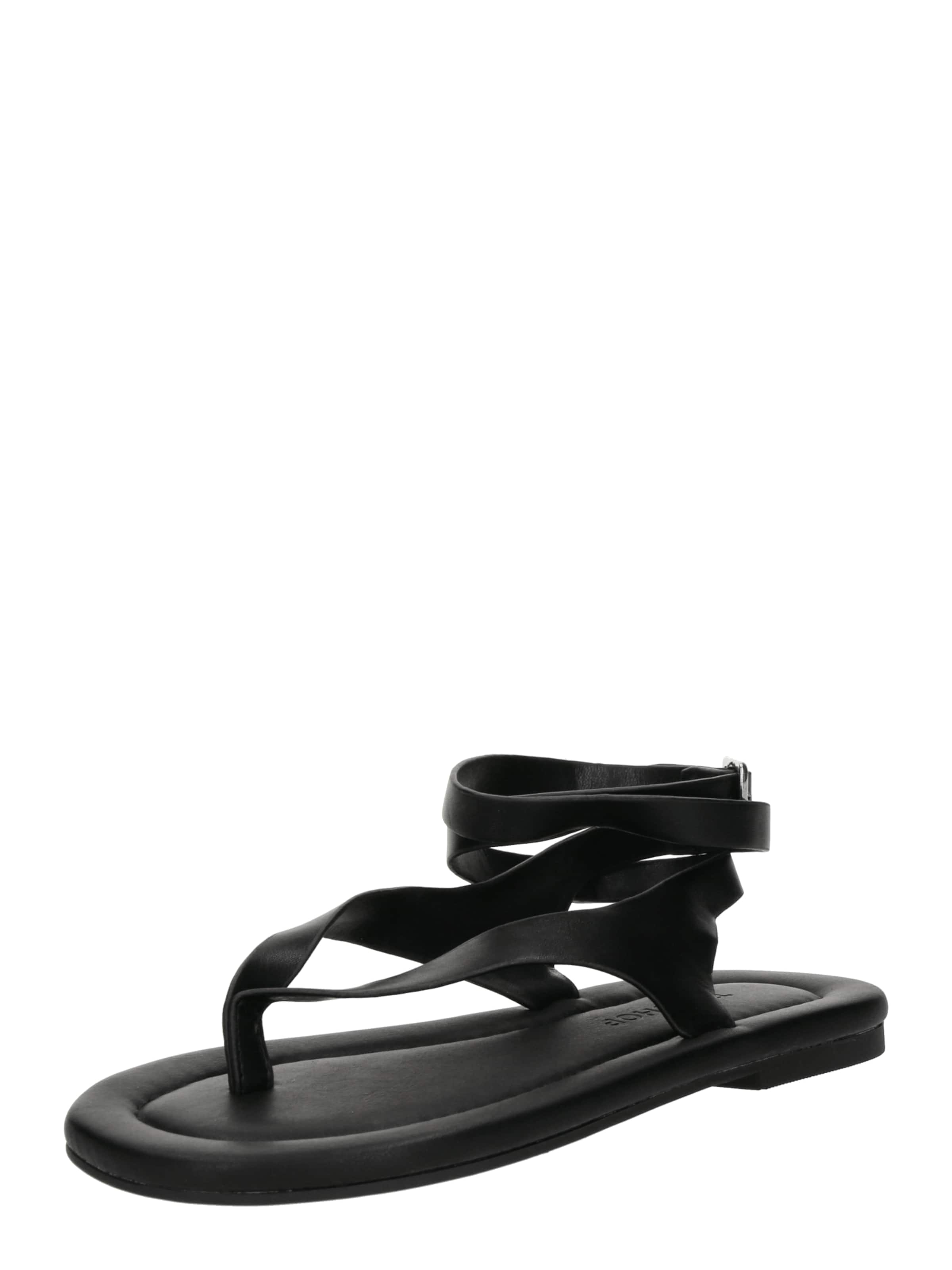 TOPSHOP Varvastossut 'Jeremiah' värissä musta: etupuoli