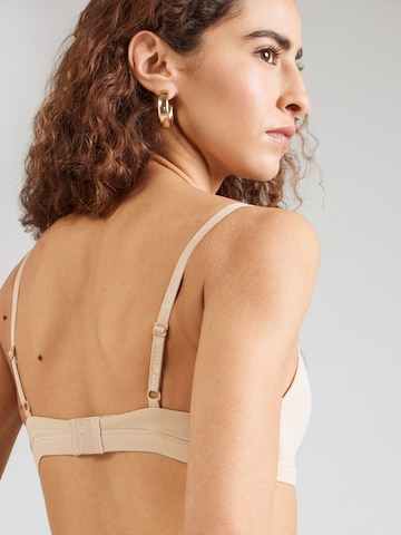 Tommy Hilfiger Underwear Trójkąt Biustonosz 'Essential' w kolorze beżowy