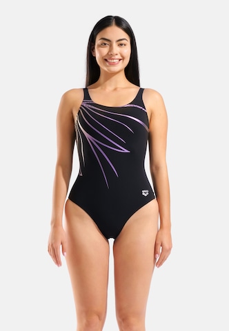 ARENA - Soutien Bustier Fato de banho modelador 'SHAPEWEAR LILI B-CUP' em preto