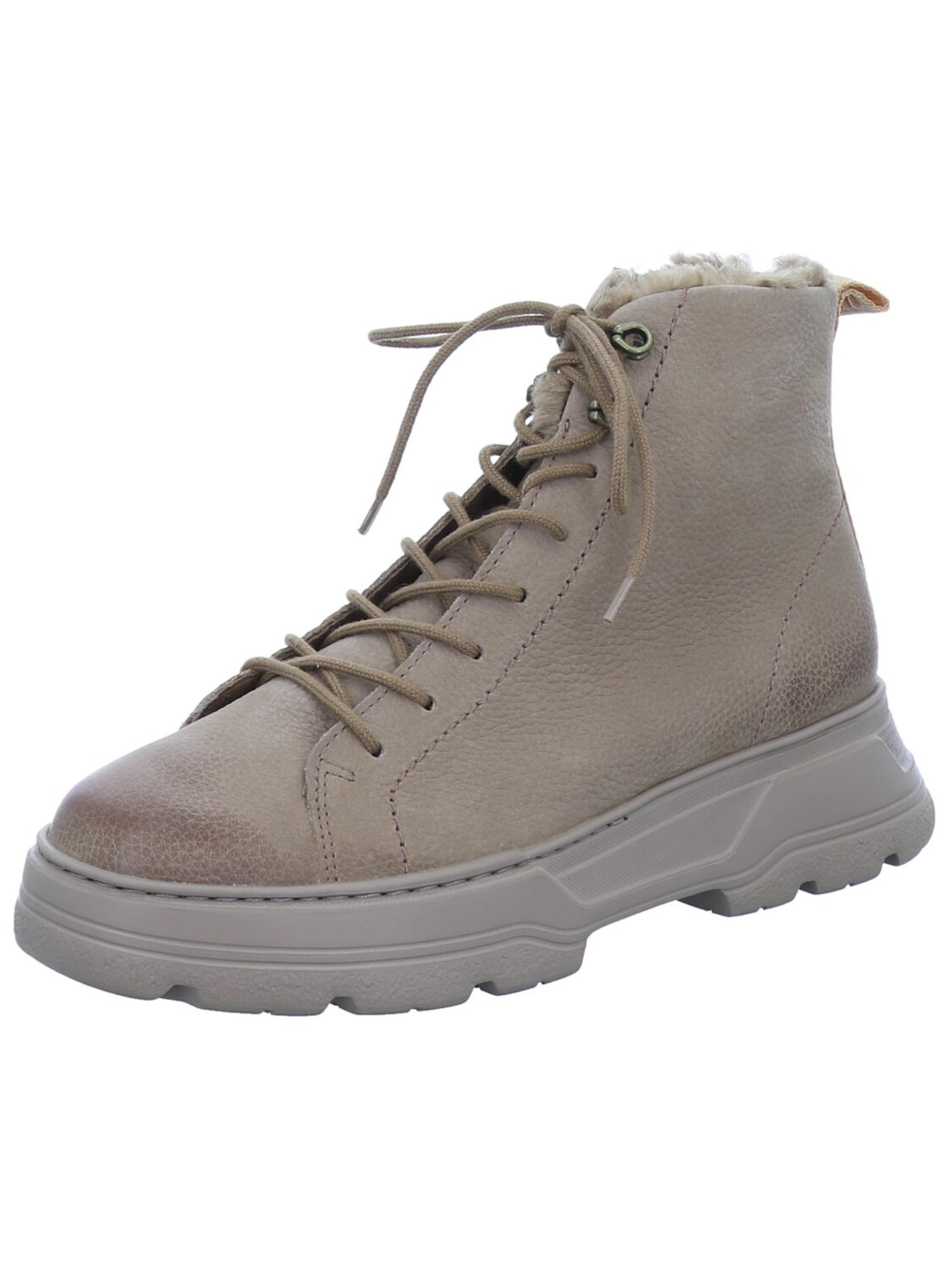 Stivale stringato 'Stiefeletten/Boot Damen 5497-018 Echtleder in braun' di Paul Green in beige: frontale