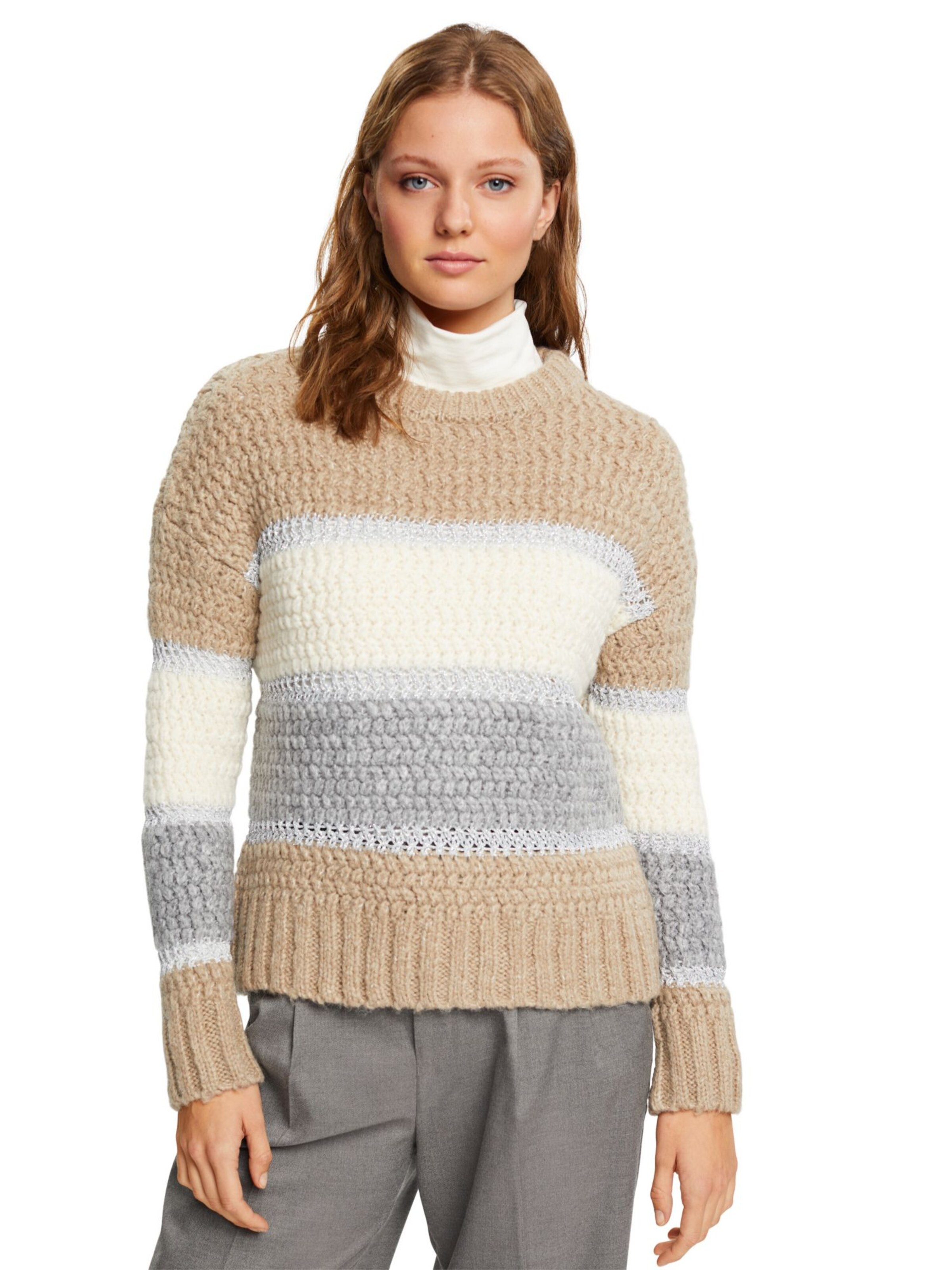 ESPRIT Pullover in Beige: Vorderseite