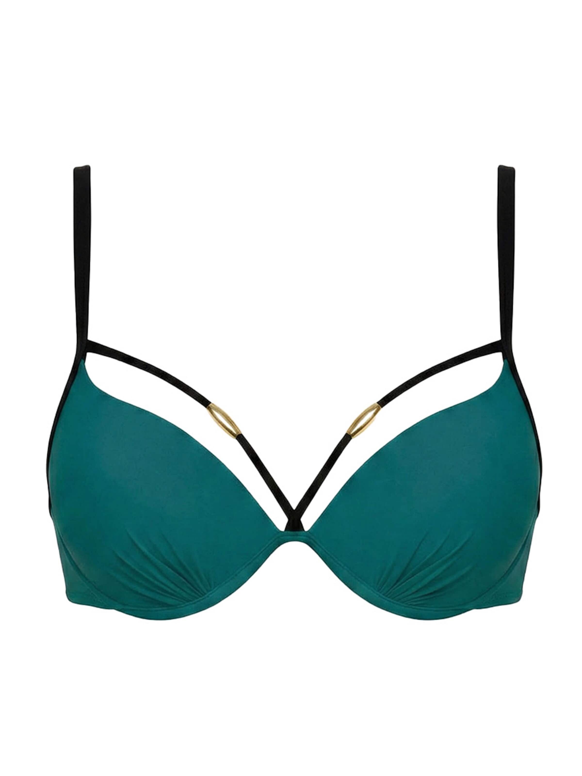 Marko Push-up Bikinitop 'Alana M-802 (2)' in Groen: voorkant