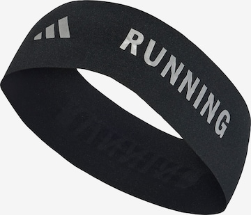 ADIDAS PERFORMANCE - Bandana 'Running Climacool' en negro: frente