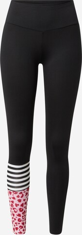 Hey Honey Skinny Sportbroek in Zwart: voorkant