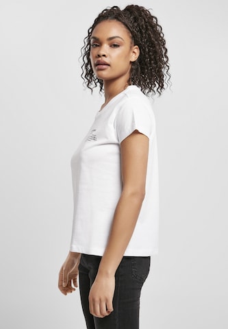 Merchcode T-Shirt 'Self Love' in Weiß