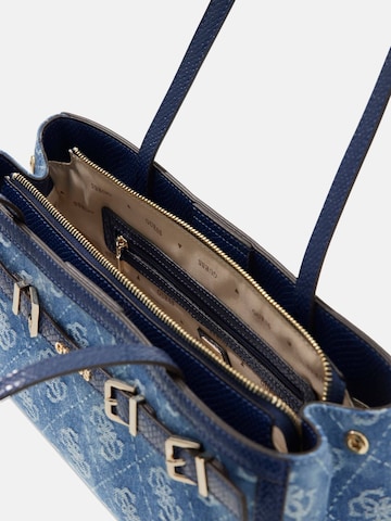 GUESS Чанта за през рамо 'Dovie' в синьо