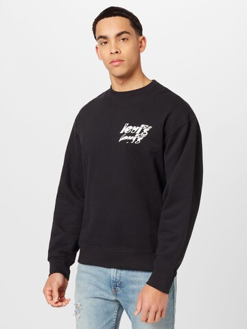 LEVI'S ®Sweater majica 'Relaxd Graphic Crew' - plava boja: prednji dio
