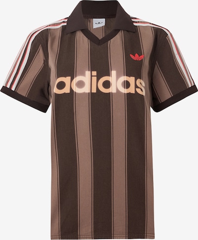 Marškinėliai iš ADIDAS ORIGINALS, spalva – ruda / Auksas / raudona / juoda, Prekių apžvalga