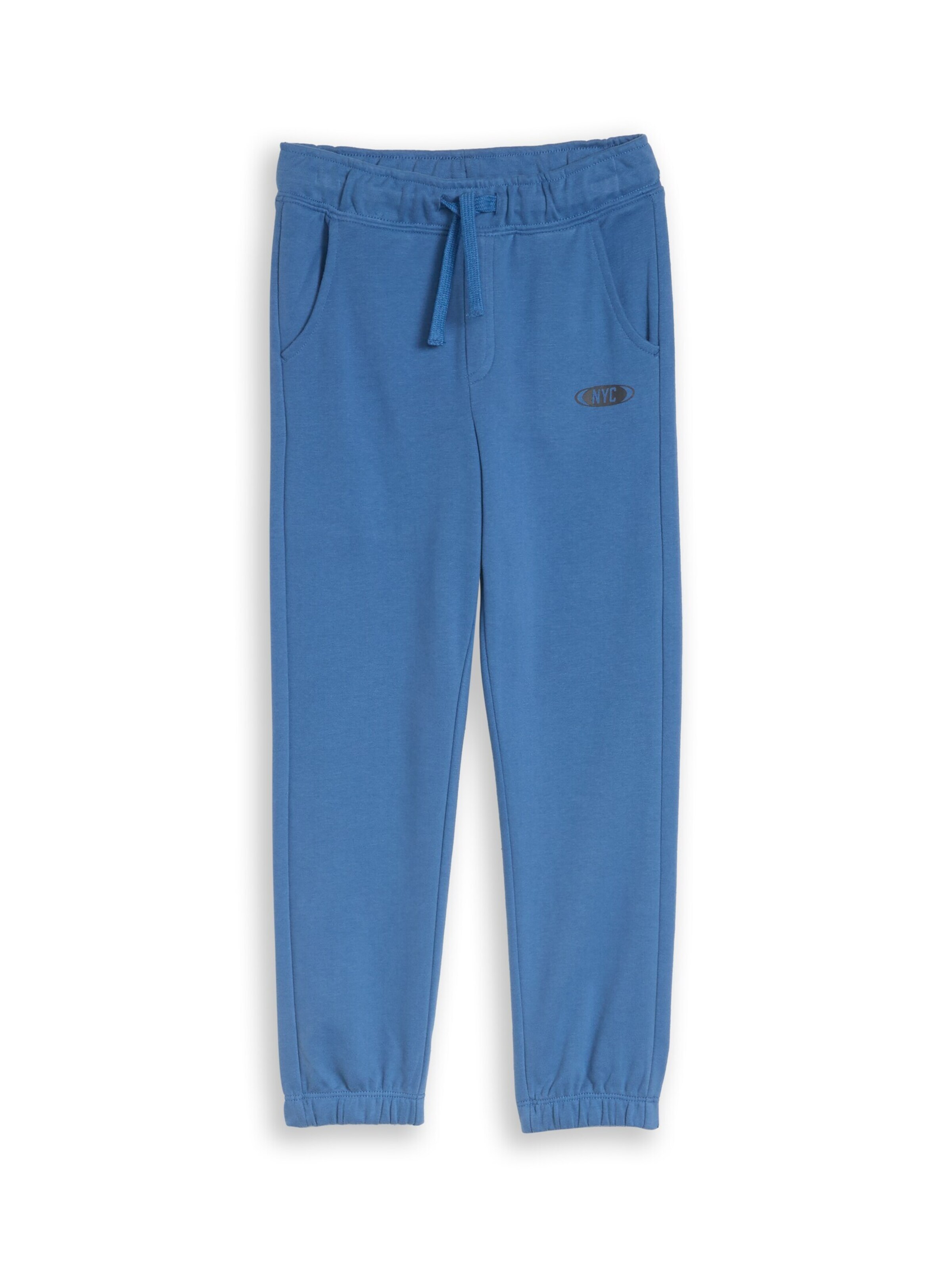 TOM TAILOR Tapered Pants in Blue: front