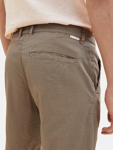 TOM TAILOR Regular Shorts in Braun