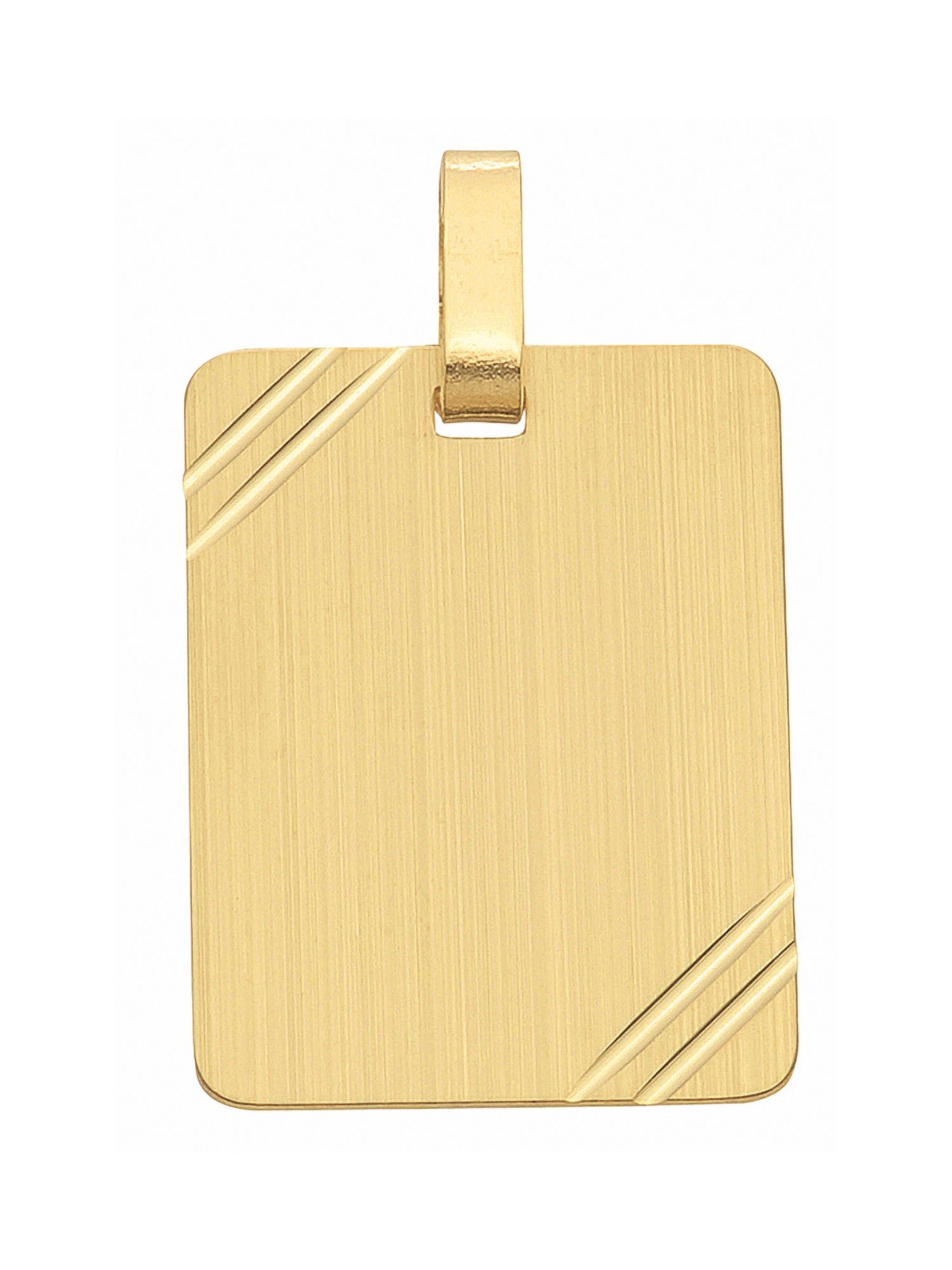 Adelia´s Pendant in Gold: front