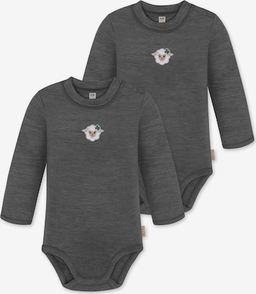 Barboteuse / body 'Tuai' normani en gris : devant