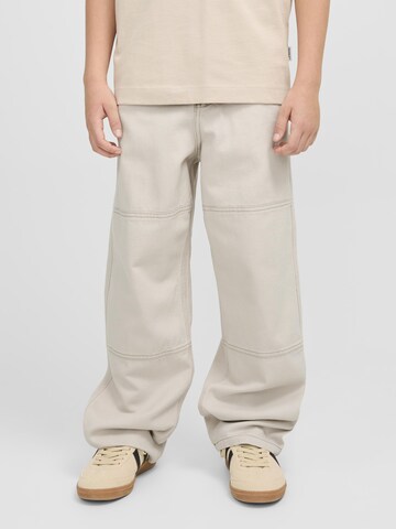 Baggy Jean Jack & Jones Junior en beige : devant