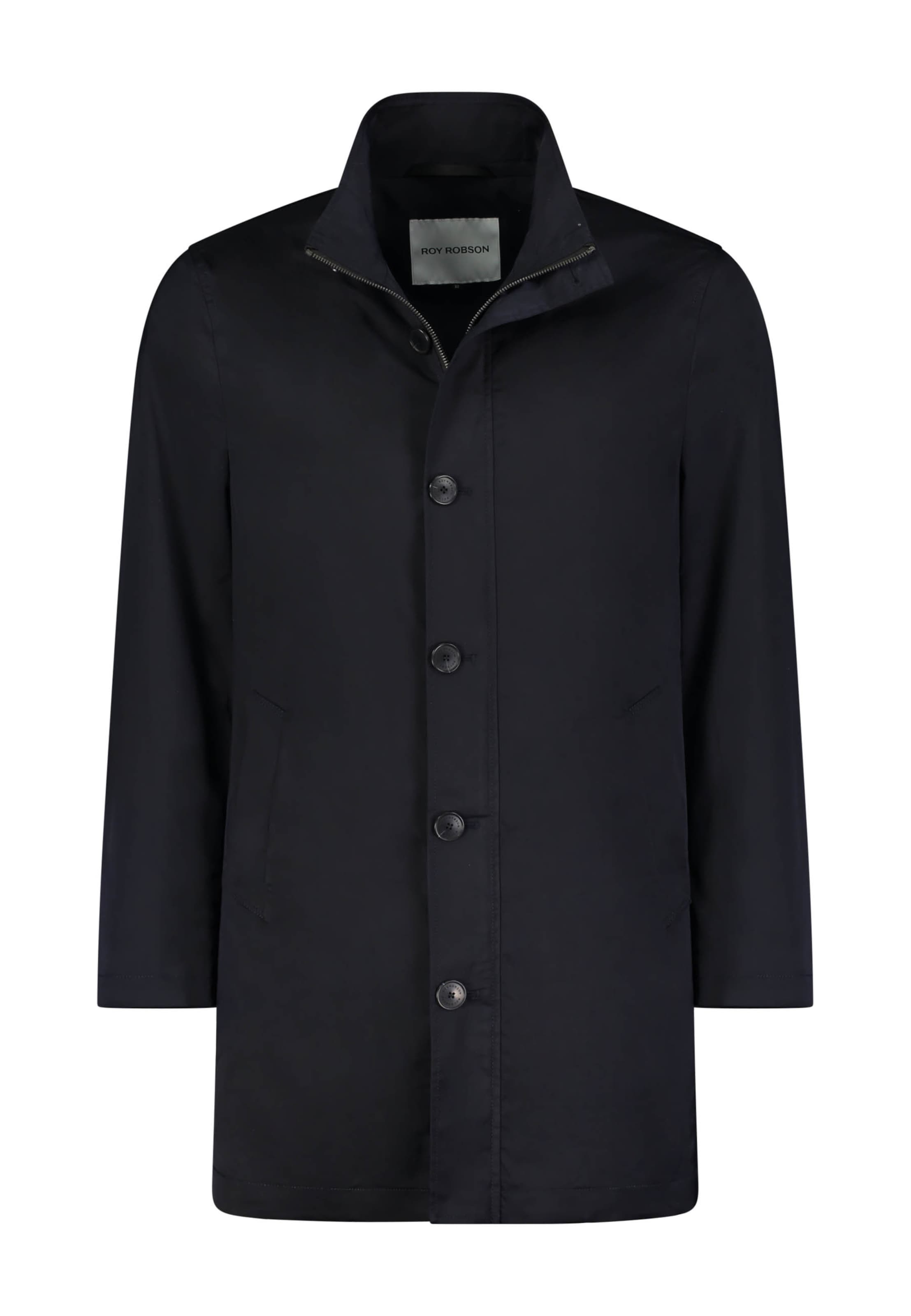 ROY ROBSON Between-seasons coat in Blue: front