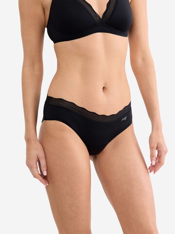 SLOGGI Slip ' Blue GO Blush ' in Zwart: voorkant