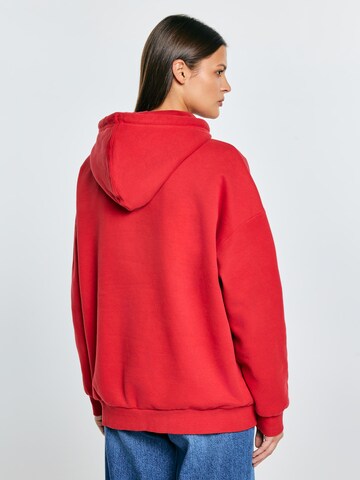 BIG STAR Sweatshirt 'Rubialissa' in Red