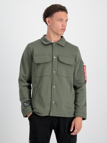 Giacca di mezza stagione di ALPHA INDUSTRIES in verde: frontale