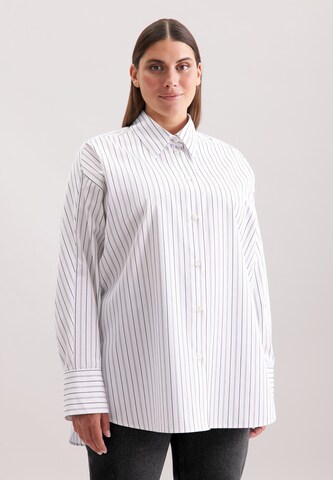 SEIDENSTICKER Blouse in Wit: voorkant