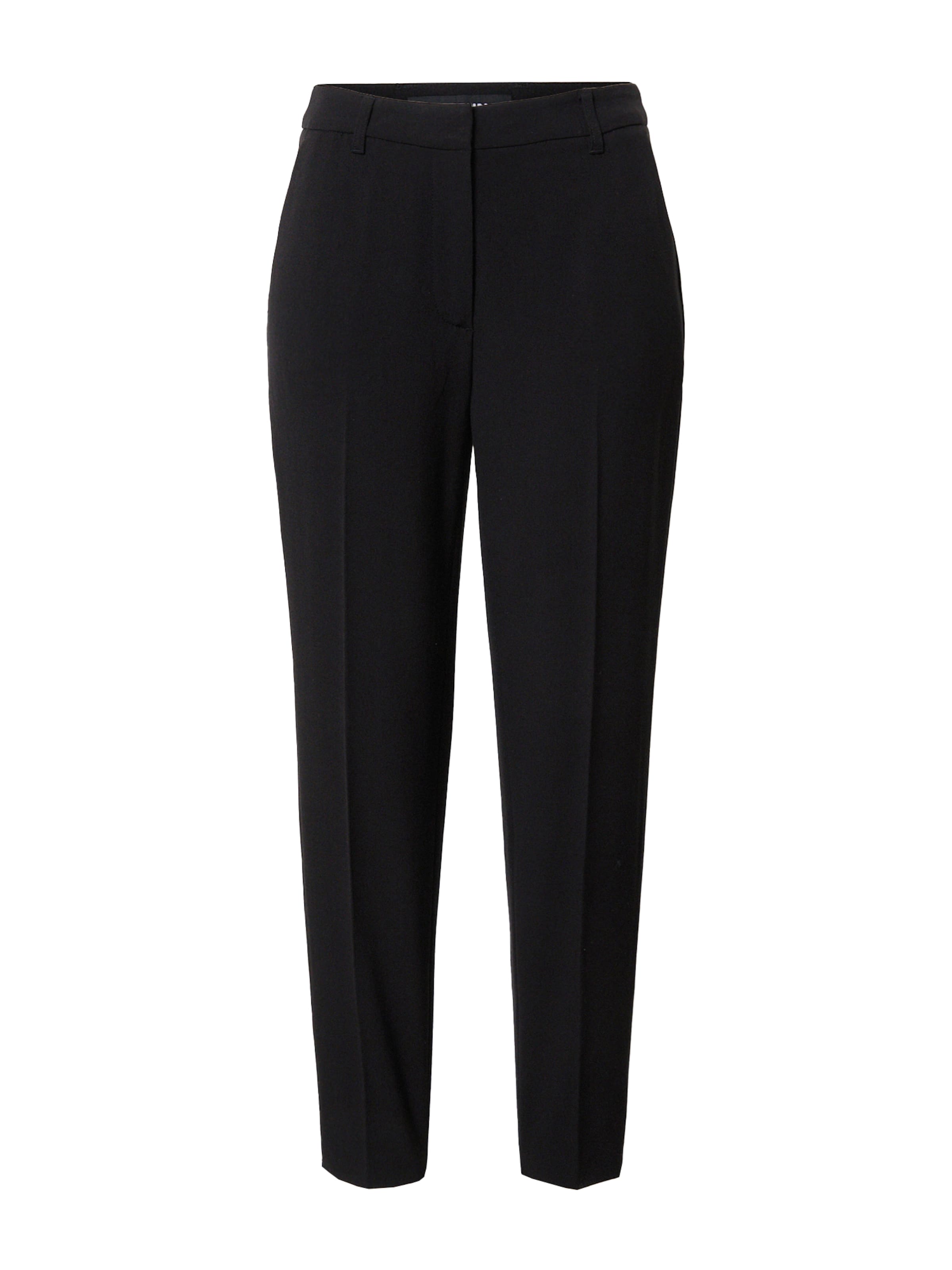 TAIFUN Liibuv Viikidega püksid, värv must: eest vaates