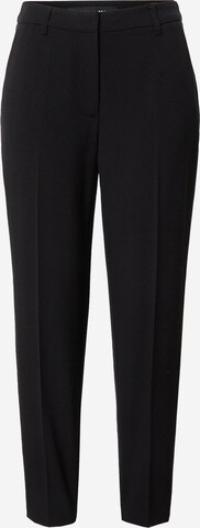 TAIFUN Slim fit Pleated Pants in Black: front