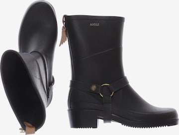 AIGLE Dress Boots in 39 in Black: front