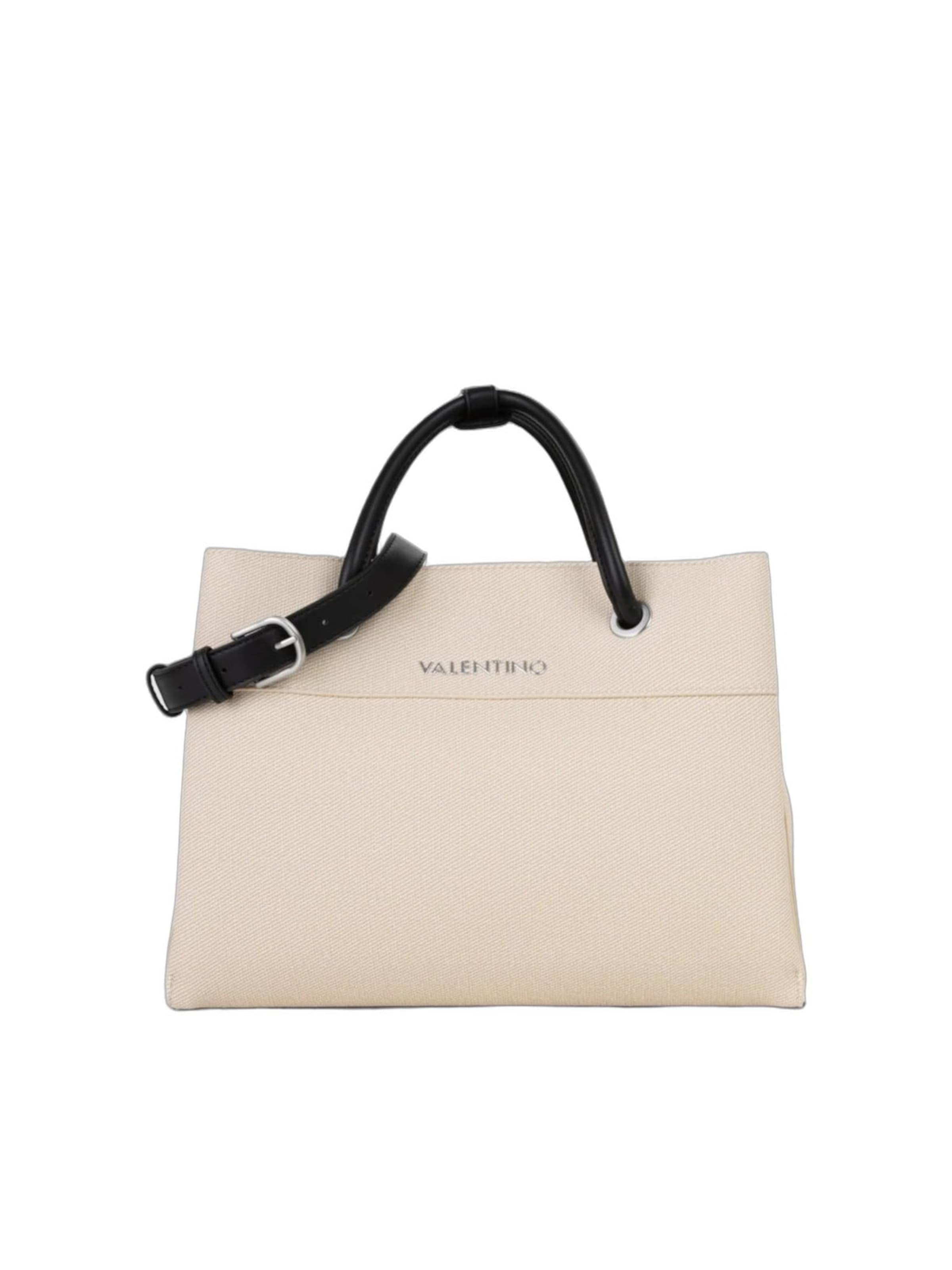 VALENTINO Shopper 'Valentino Sac Cabas Alexia Summer Noir Femme Naturale/Nero', veľkosť One Size - biela, Produkt