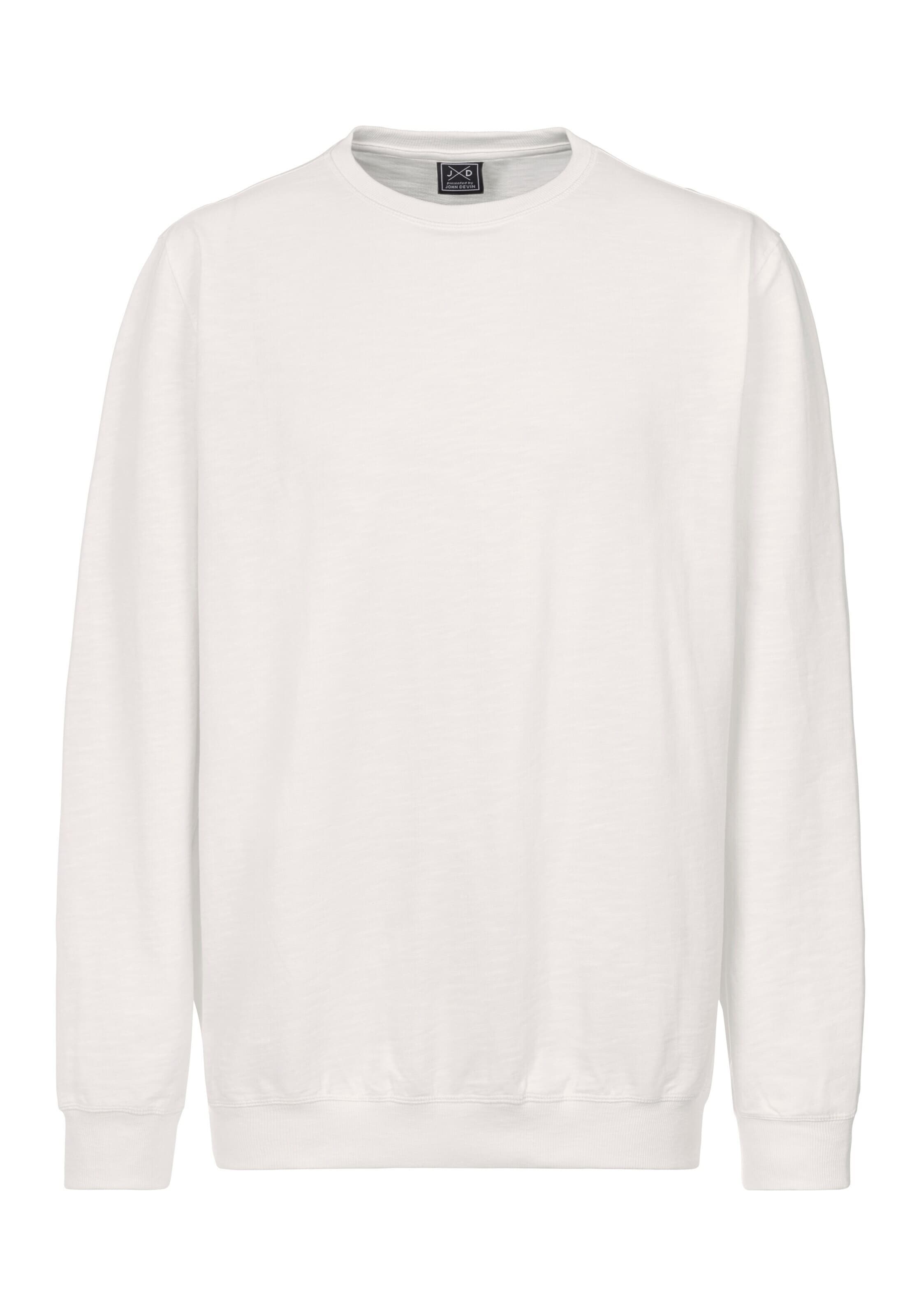 balta JOHN DEVIN Marškinėliai: priekis