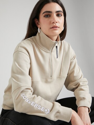 CONVERSE - Sudadera en beige