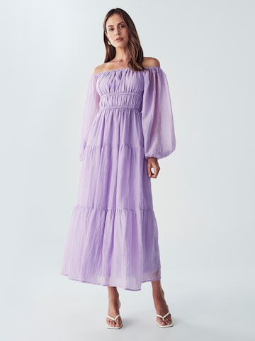Willa Evening Dress 'Laney' in Purple: front