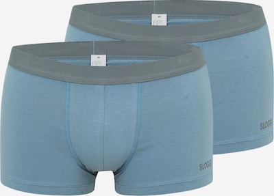 SLOGGI Bokserki 'GO ABC 2.0' w kolorze gołąbkowo niebieski / ciemnoszarym, Podgląd produktu
